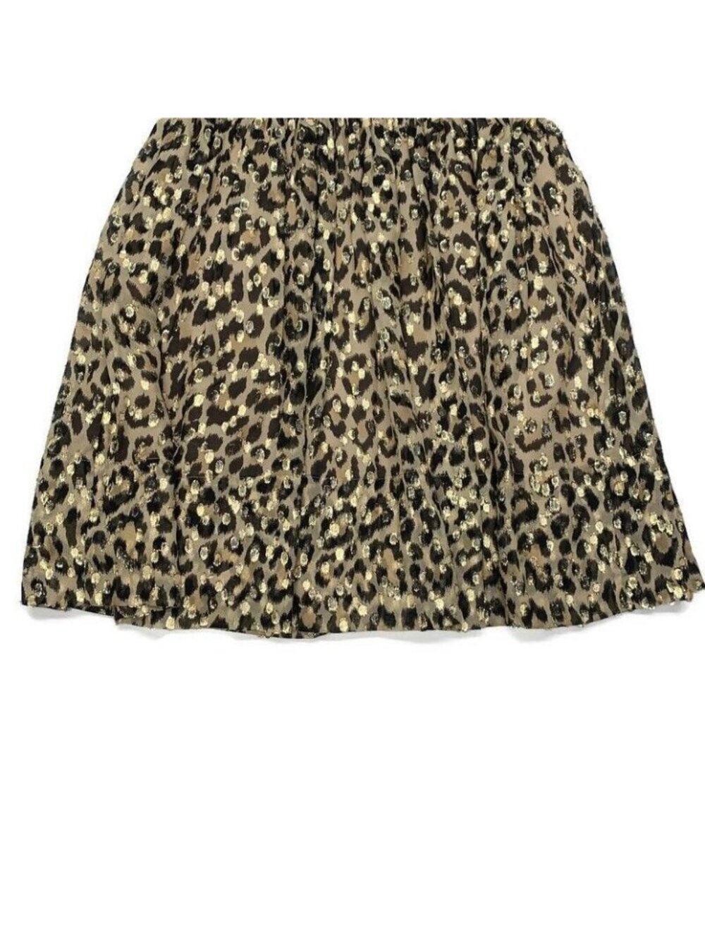 Kate Spade Womens Size 00 Leopard Print Mini Skirt Animal Print Flare - Picture 7 of 8